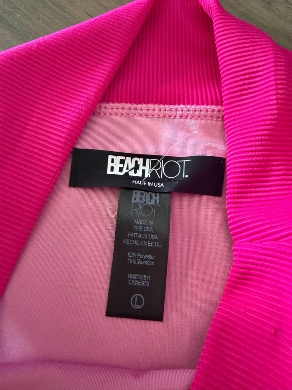 BEACH RIOT EMMY HIGH WAIST BIKINI BOTTOMS L B2831